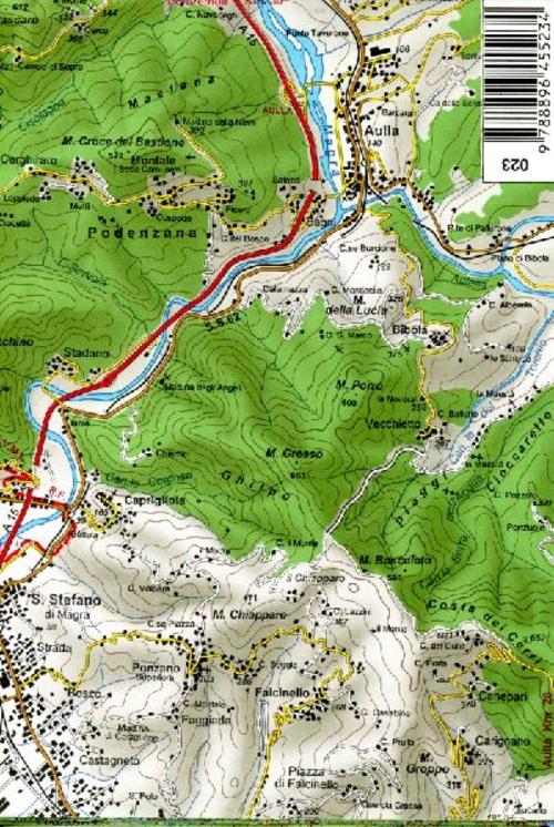 IGC Italien 1 : 50 000 Wanderkarte 23 Golf del Tigullio