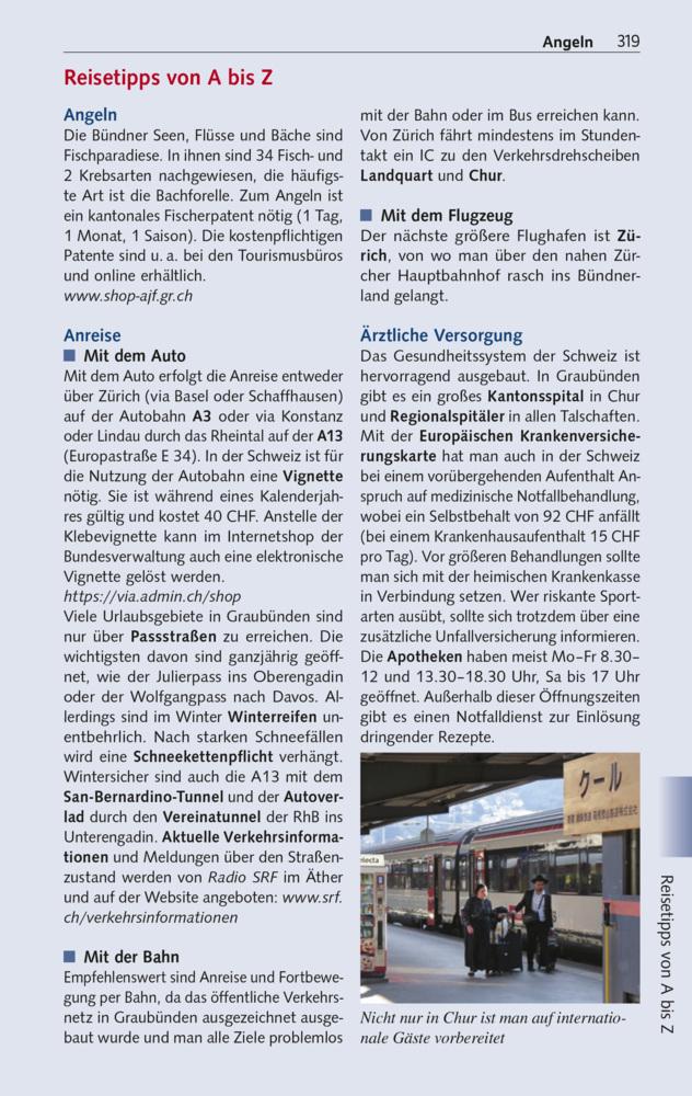 TRESCHER Reiseführer Graubünden