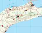Kos 1 : 65 000. Island Pocket + The Big Five
