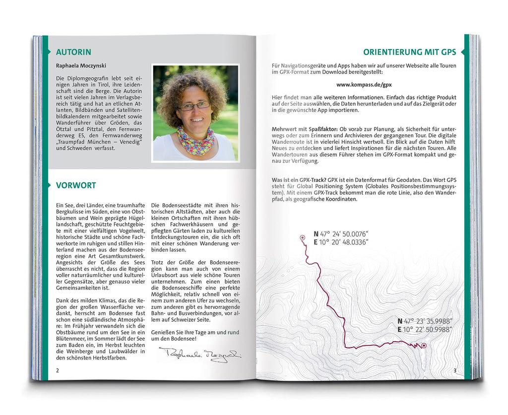 KOMPASS Wanderführer Bodensee, 75 Touren mit Extra-Tourenkarte
