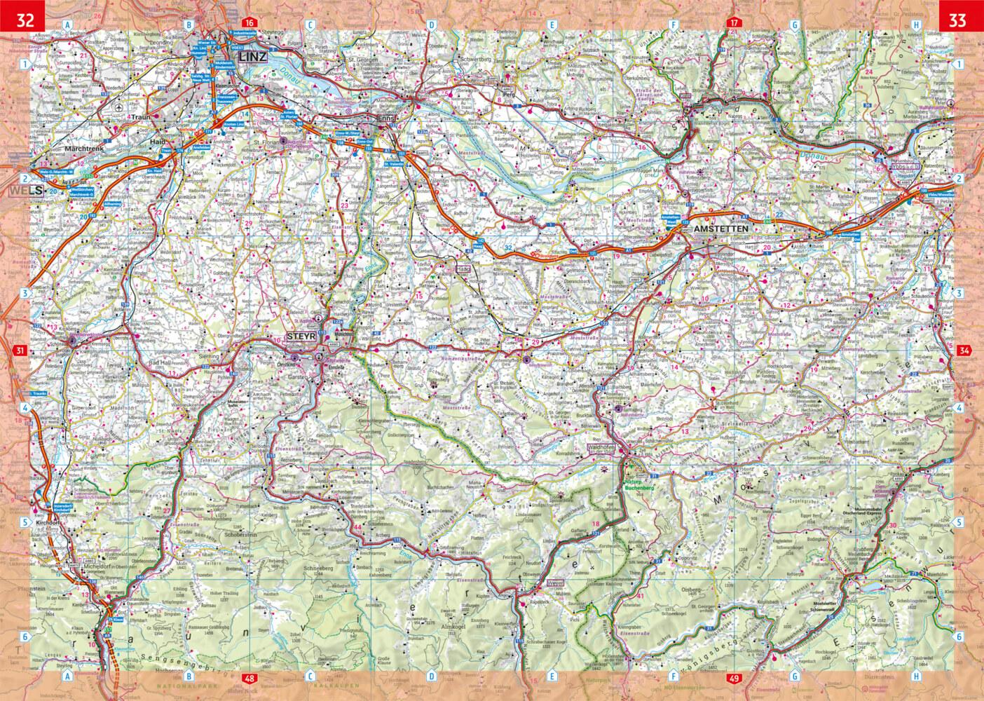 freytag & berndt Autoatlas Österreich 1:200.000