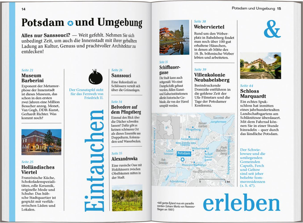 DUMONT Reise-Taschenbuch Reiseführer Brandenburg, Potsdam, Uckermark, Spreewald