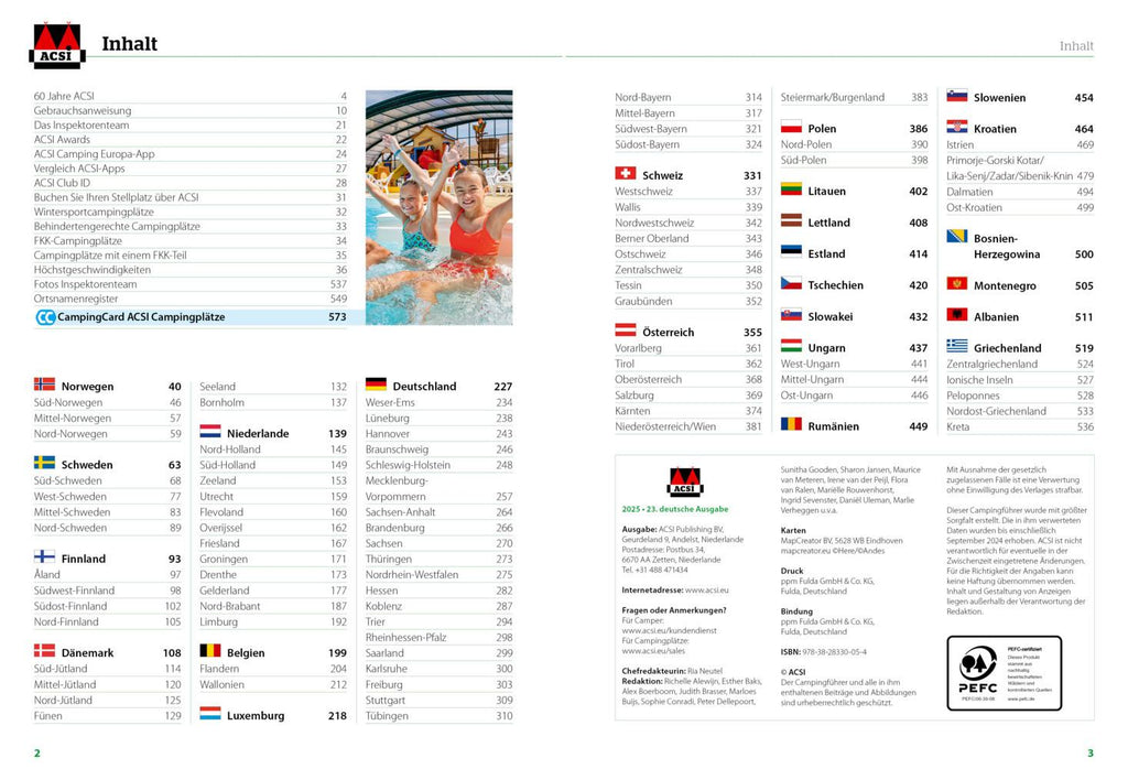 ACSI Campingführer Europa 2026
