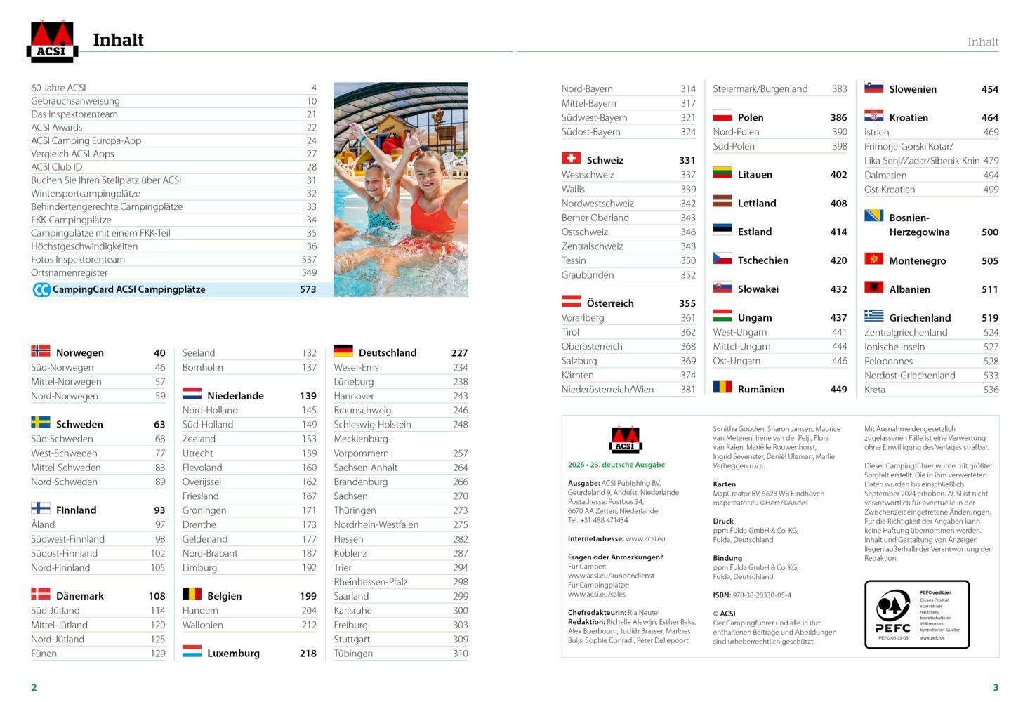 ACSI Campingführer Europa 2026