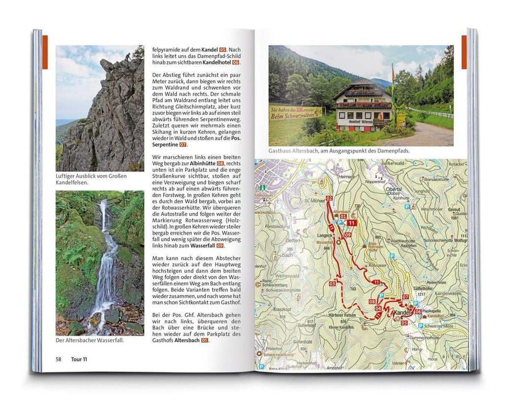 KOMPASS Wanderführer Schwarzwald Süd mit Naturpark, Kaiserstuhl und Markgräflerland, 60 Touren mit Extra-Tourenkarte