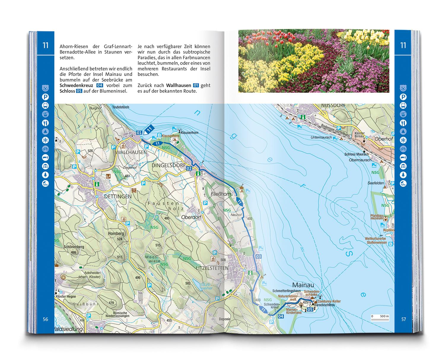 KOMPASS Wanderführer Bodensee, 75 Touren mit Extra-Tourenkarte