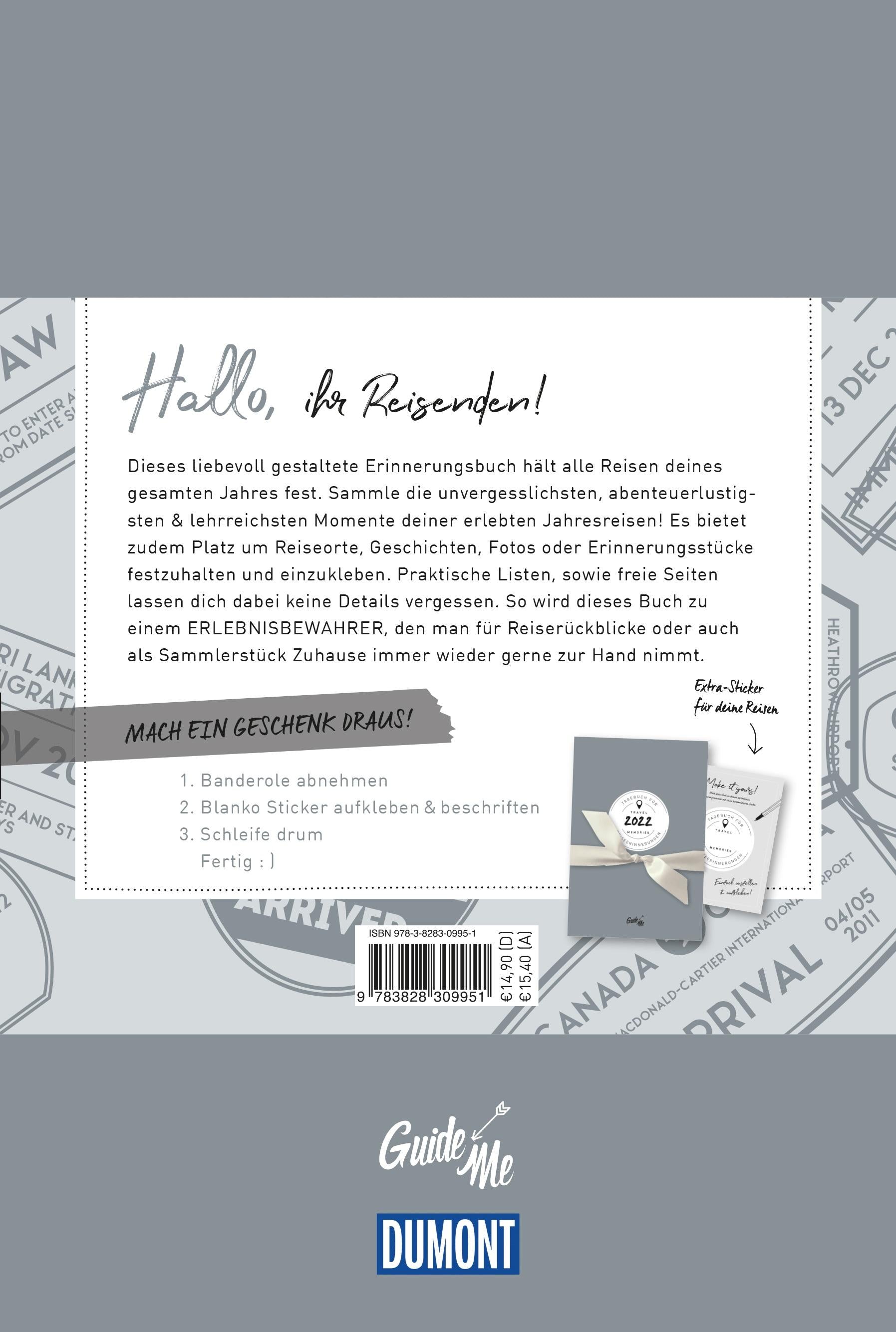 GuideMe Reisetagebuch Travel Memories \"Mein Jahr\"