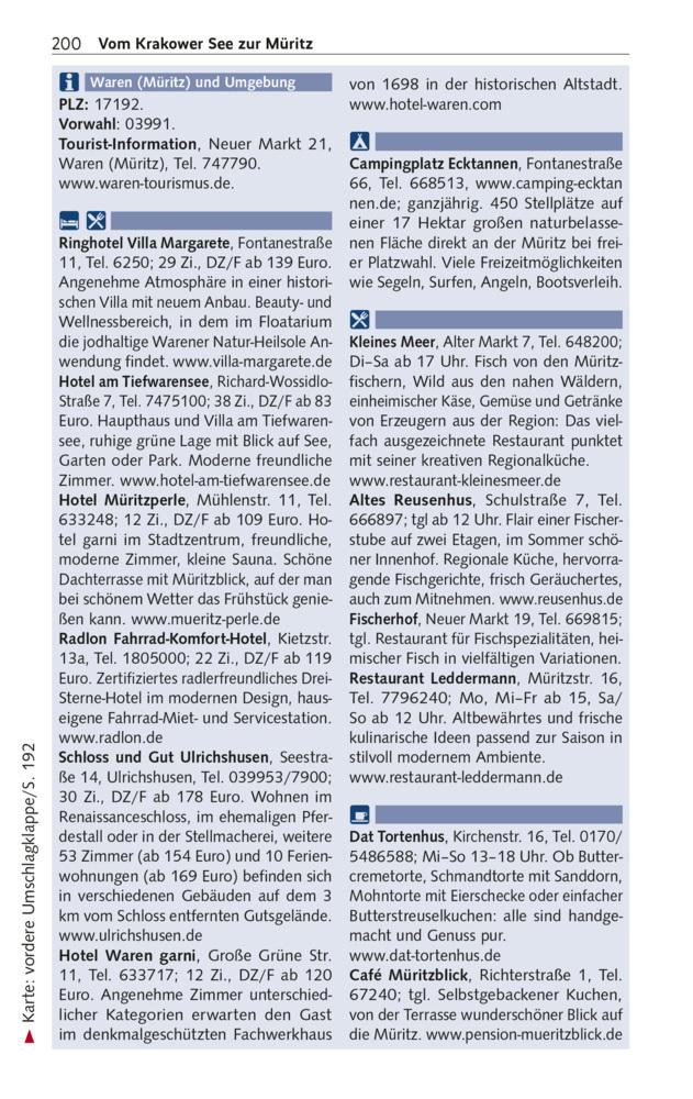 Reiseführer Mecklenburgische Seenplatte