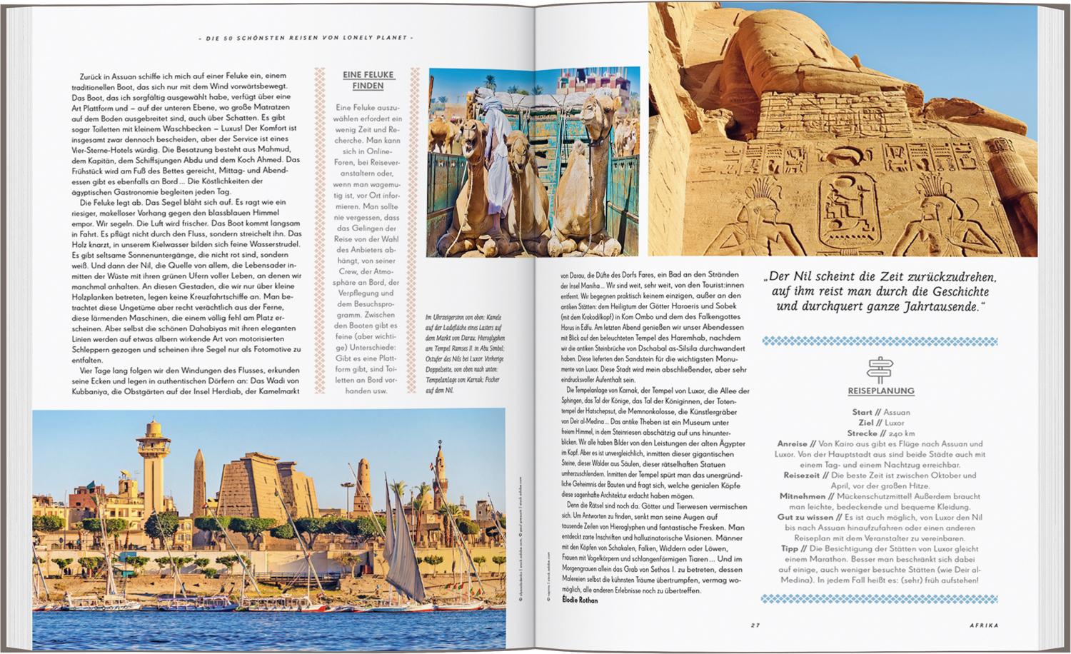 LONELY PLANET Bildband Die 50 schönsten Reisen von Lonely Planet