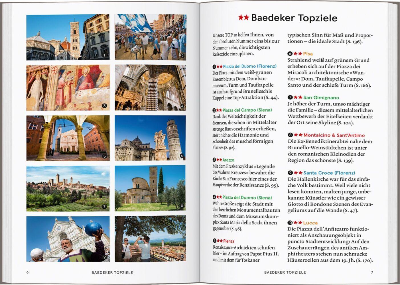 Baedeker SMART Reiseführer Toskana