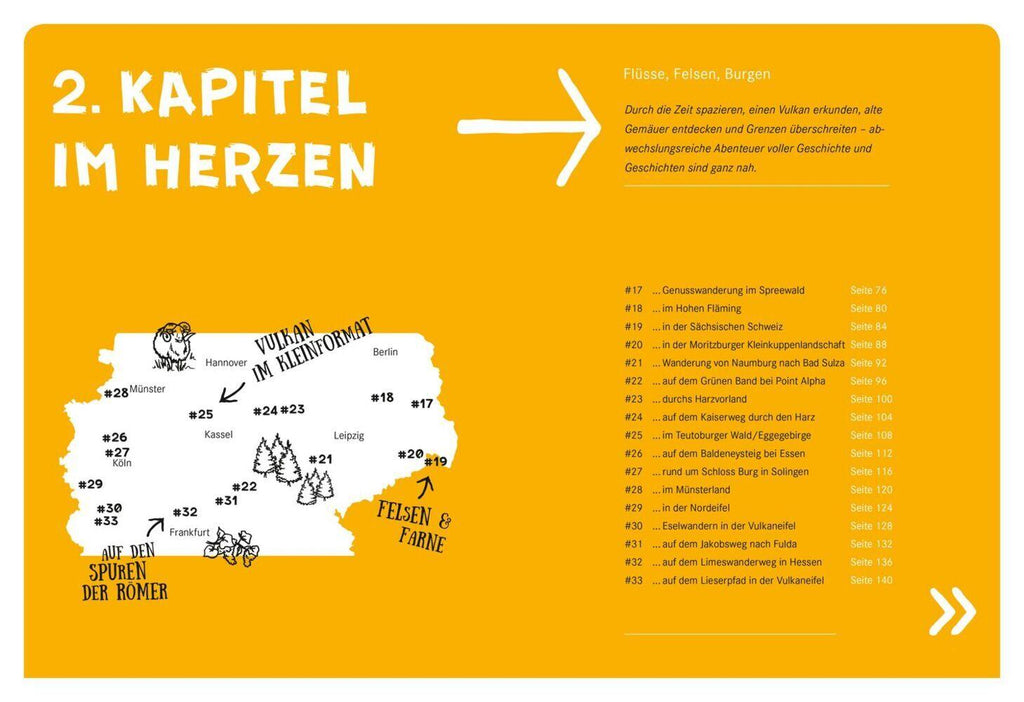 52 kleine & große Eskapaden in Deutschland Auf gehts zum Wandern