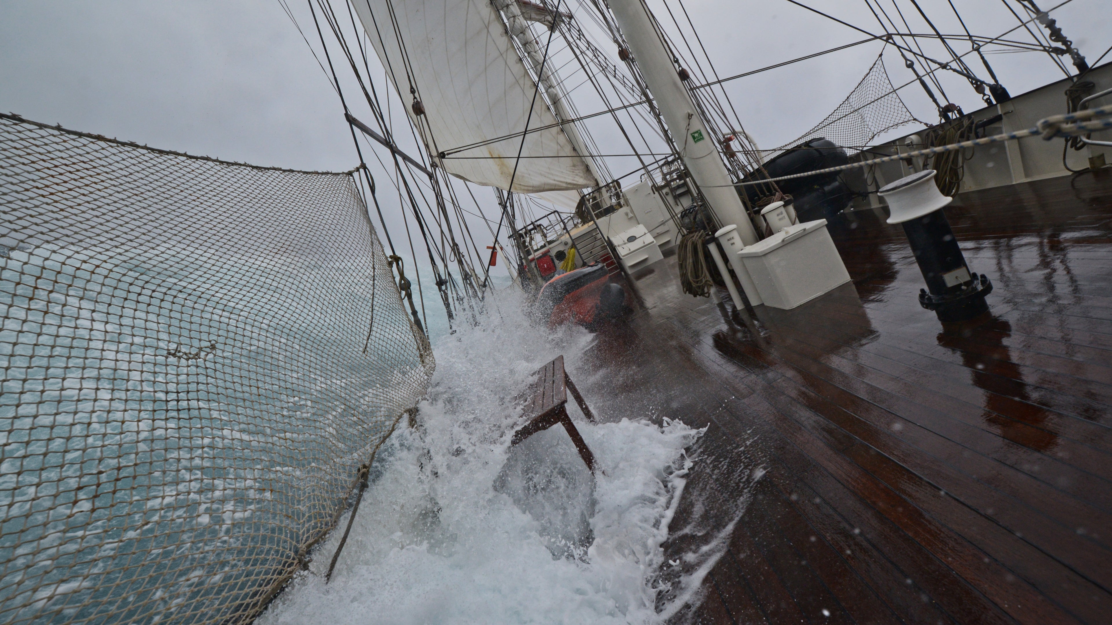 Eis in den Segeln
