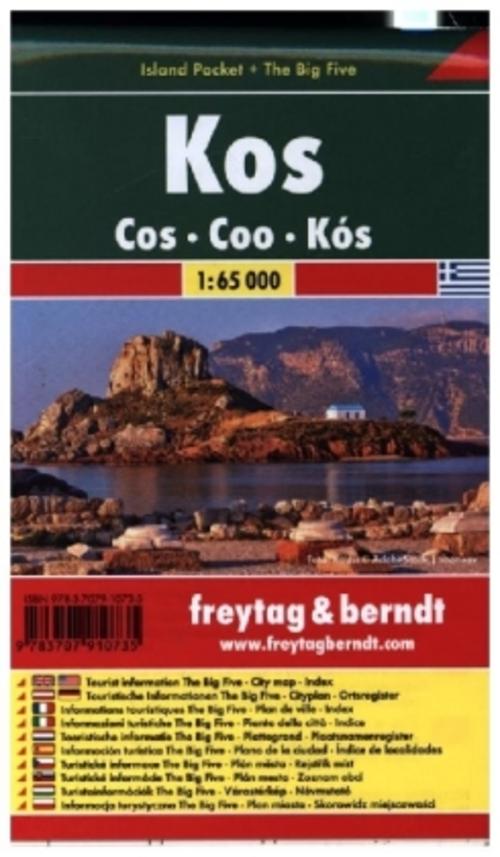 Kos 1 : 65 000. Island Pocket + The Big Five