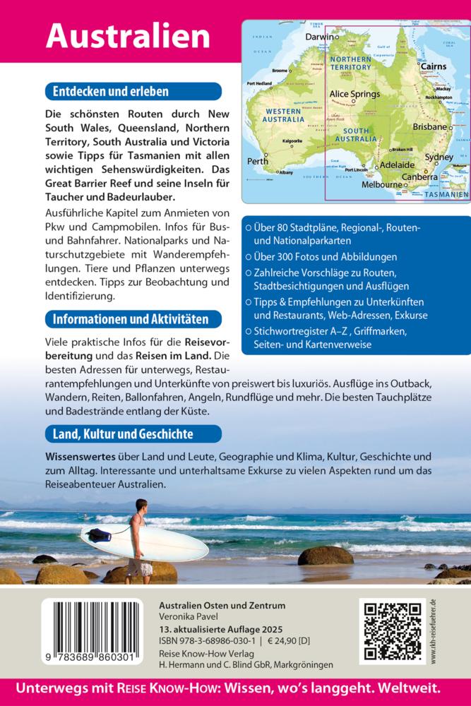 Reise Know-How Reiseführer Australien Osten und Zentrum