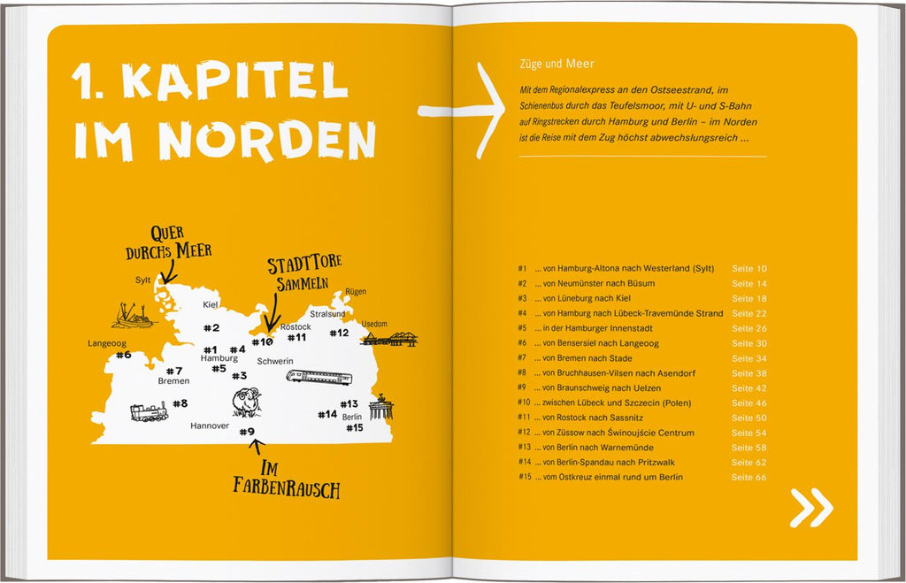 52 kleine & große Eskapaden - Mit dem Zug in Deutschland