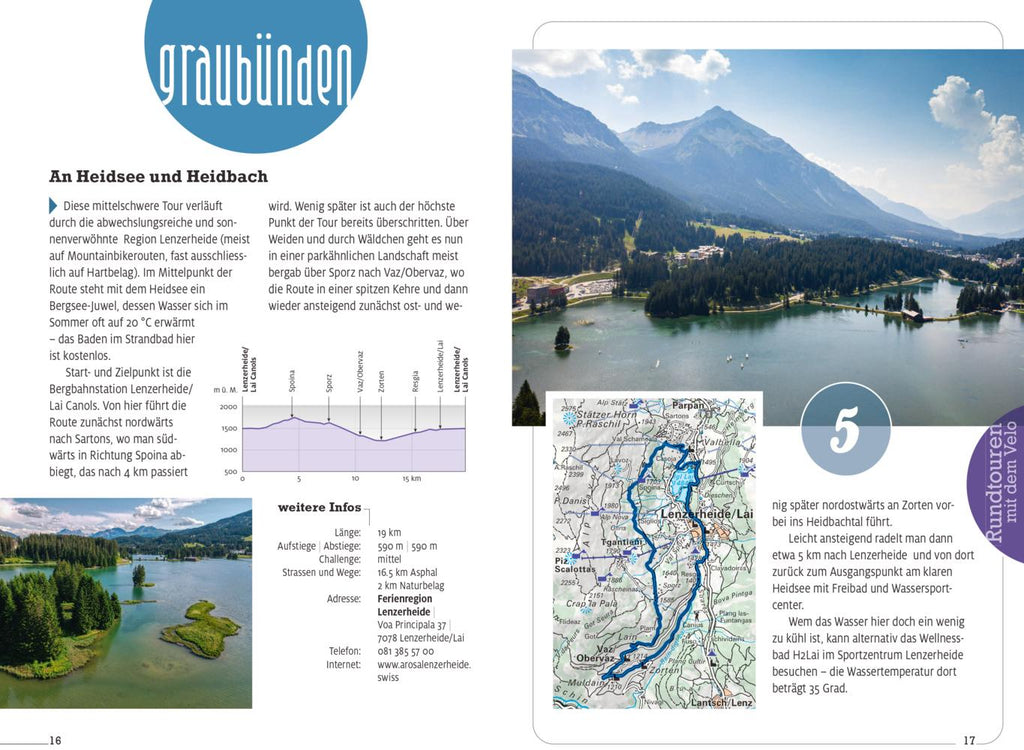 Kümmerly+Frey Erlebnis Schweiz Rundtouren mit dem Velo - Führer