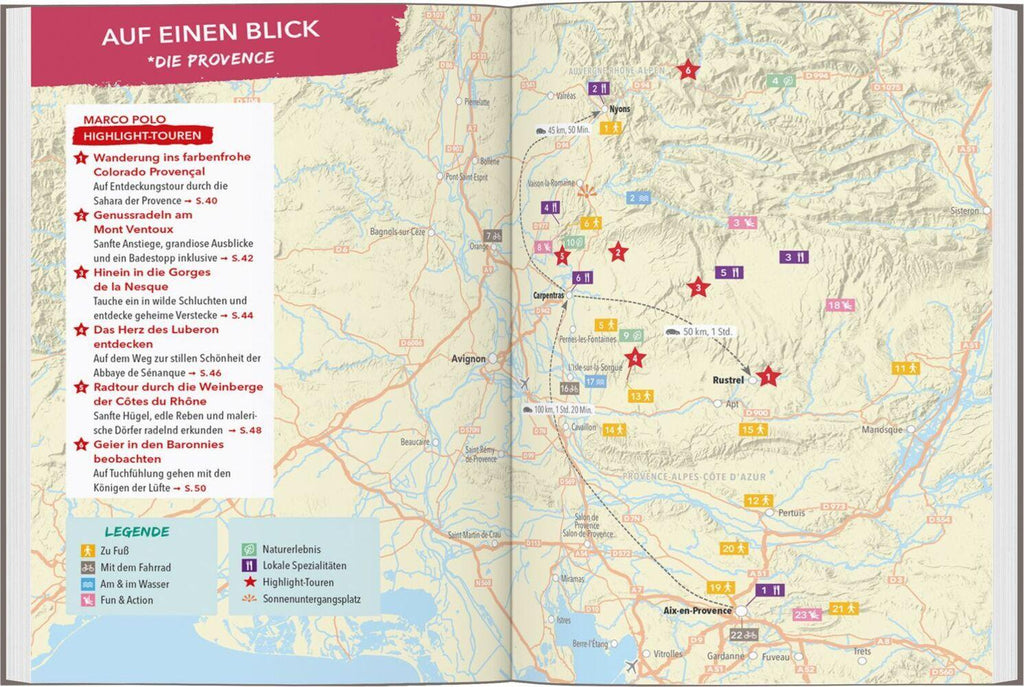 MARCO POLO OUTDOOR GUIDE Reiseführer Provence & Côte d'Azur