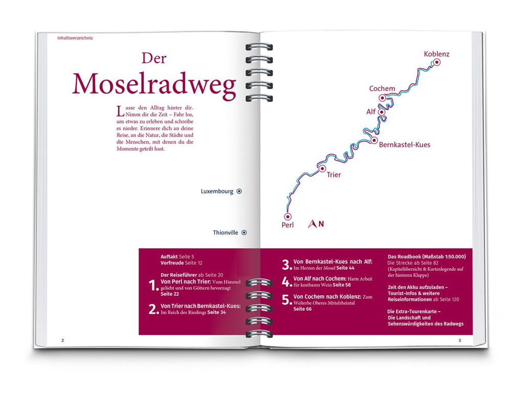 KOMPASS Radreiseführer Moselradweg