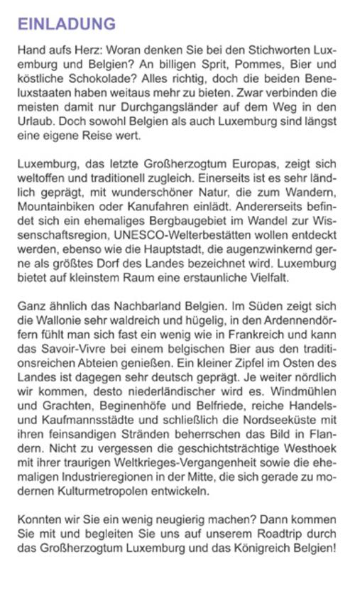 Mit dem Wohnmobil durch Belgien und Luxemburg