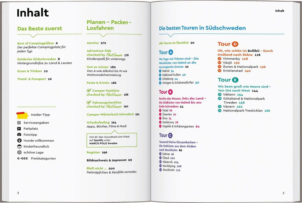 MARCO POLO Camper Guide Südschweden
