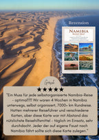 Detaillierte NAMIBIA Reisekarte - NAMIBIA ROAD MAP (1:1.160.000)