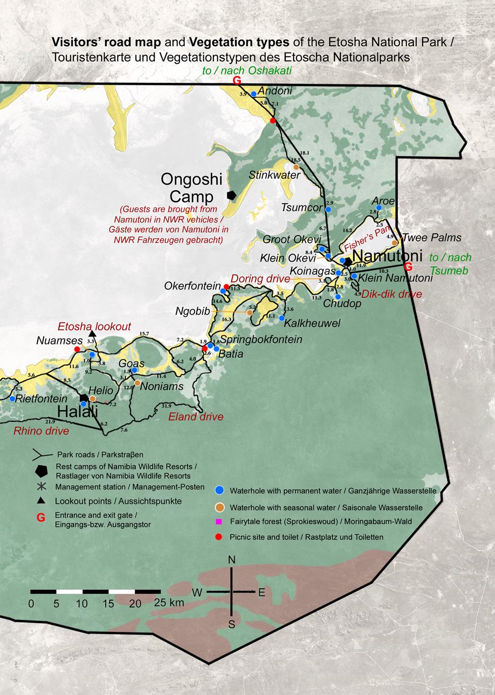 Das komplette Kartenset NAMIBIA (3-teilig)