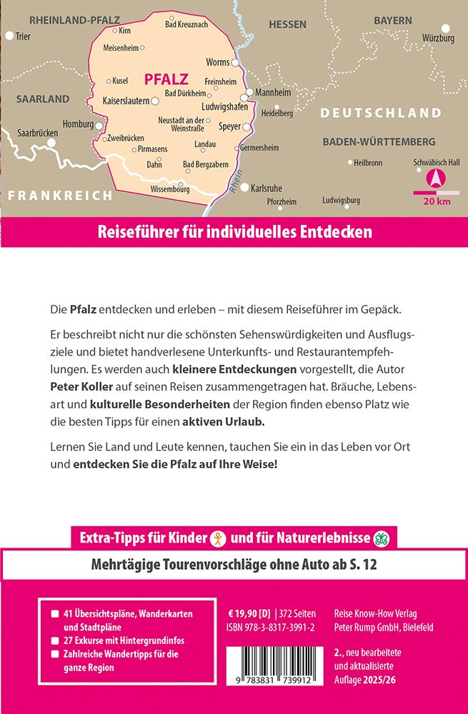 Reise Know-How Reiseführer Pfalz