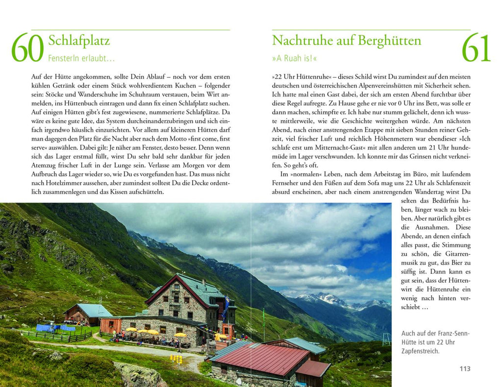 101 Dinge, die ein Alpenüberquerer wissen muss