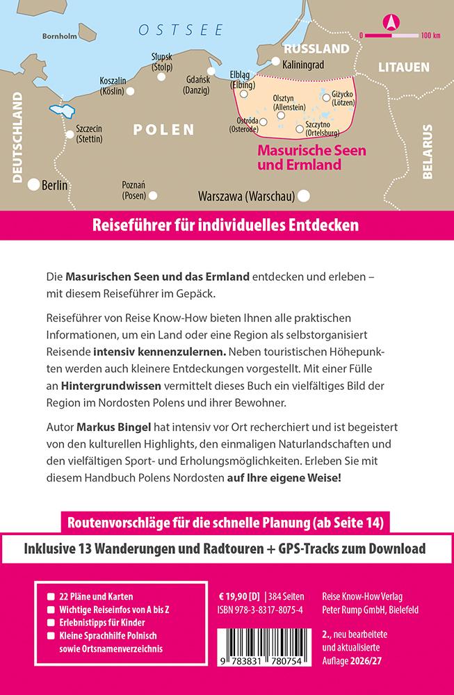 Reise Know-How Reiseführer Masurische Seen und Ermland