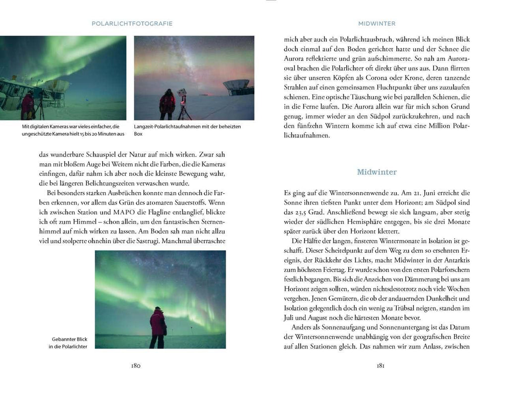 Unter den Polarlichtern der Antarktis