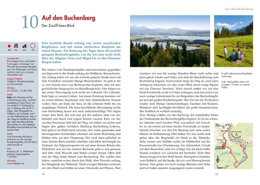 100 Bergtouren für Langschläfer Bayerische Voralpen