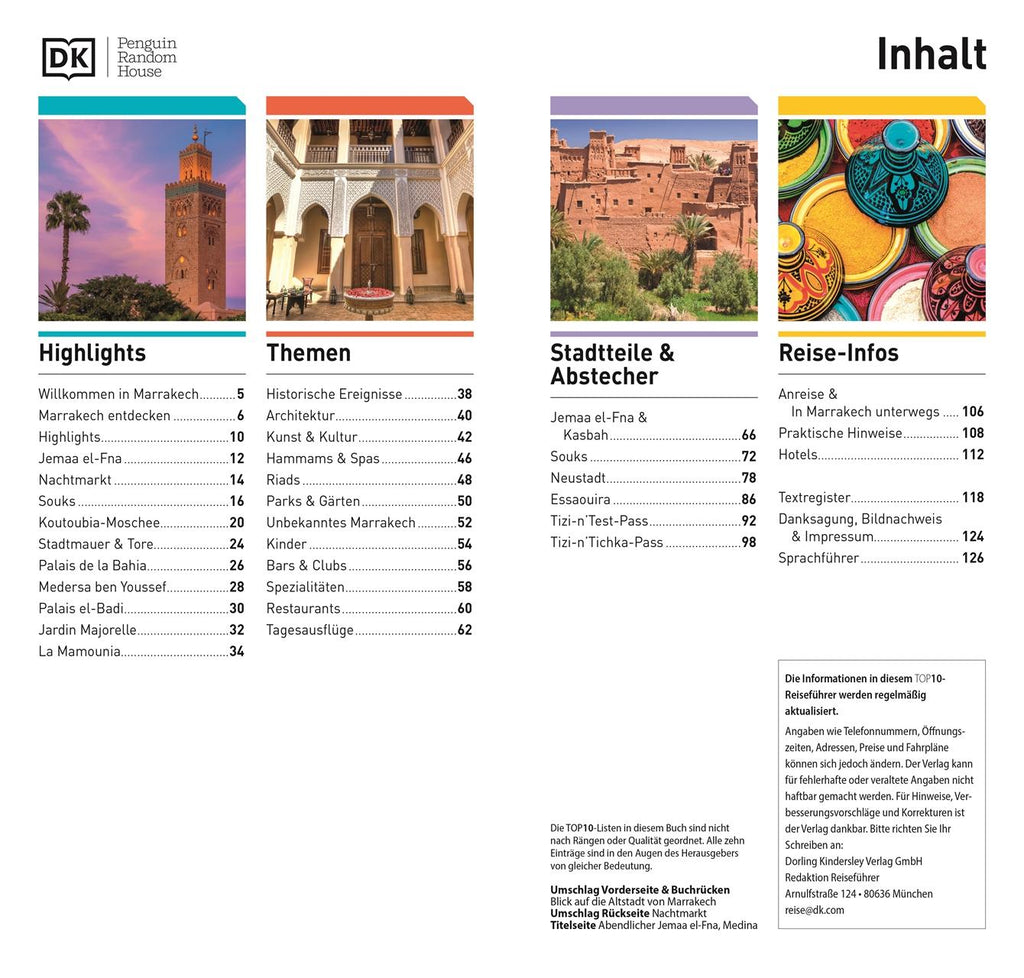 TOP10 Reiseführer Marrakech