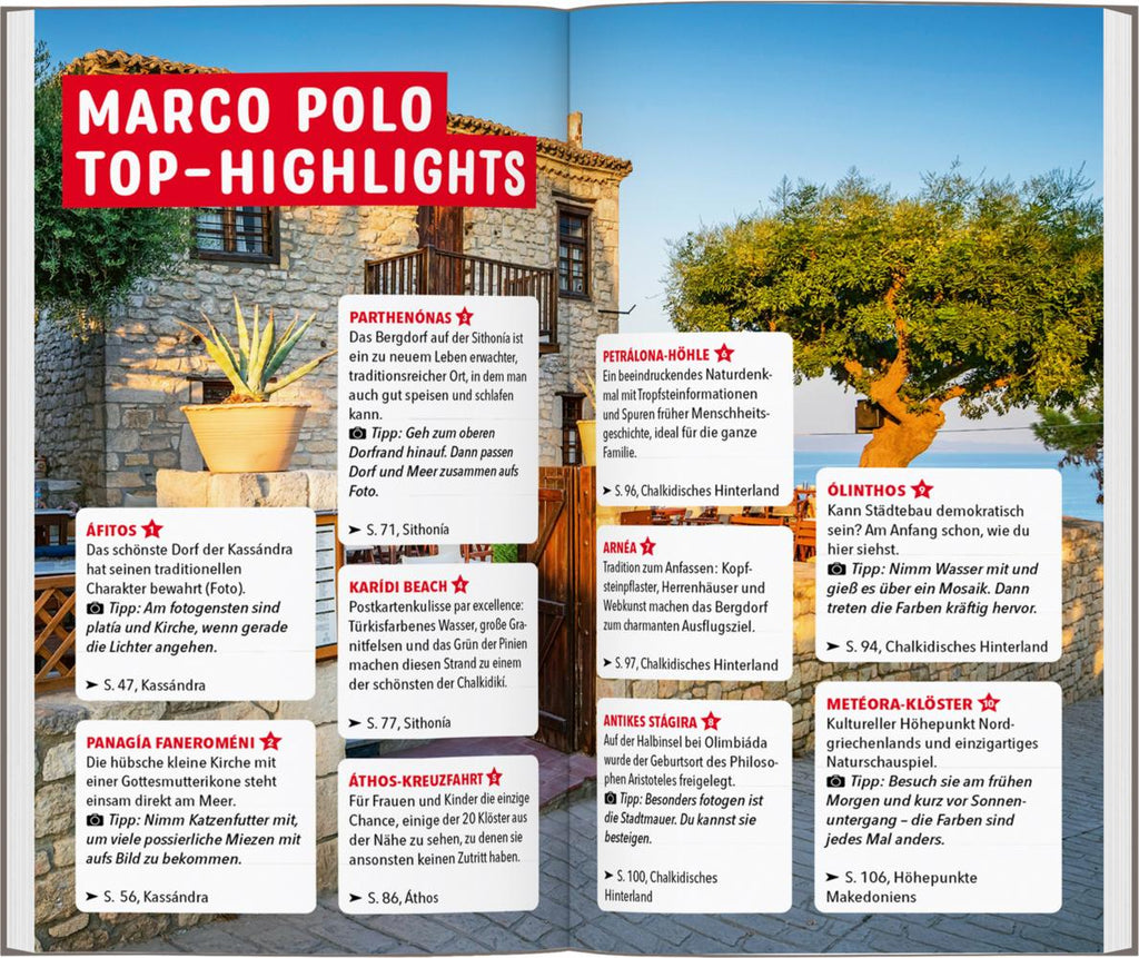MARCO POLO Reiseführer Chalkidikí, Thessaloníki