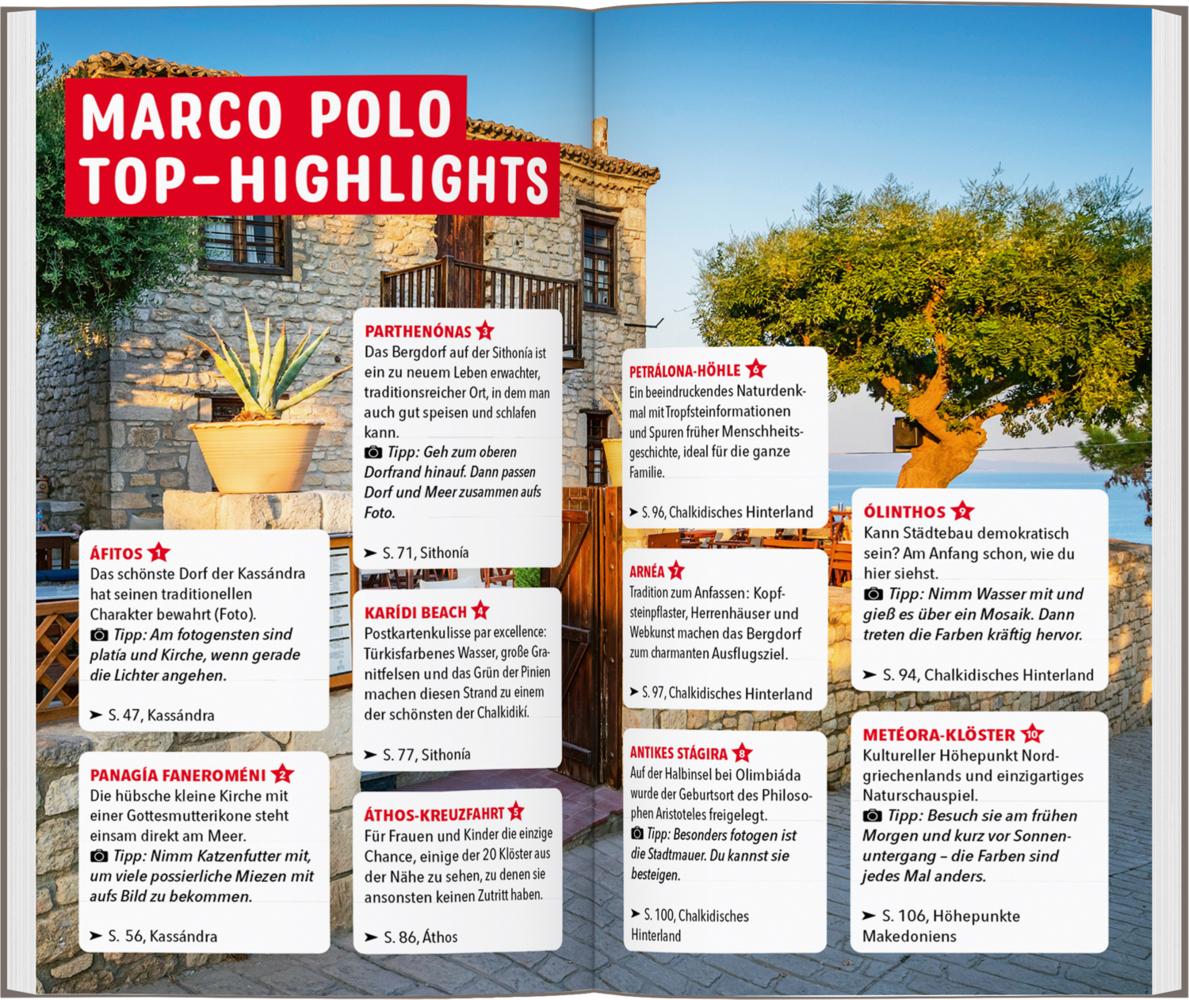 MARCO POLO Reiseführer Chalkidikí, Thessaloníki