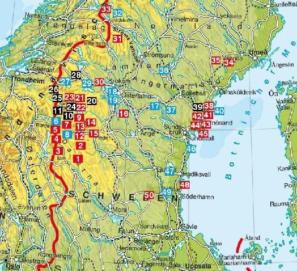 ROTHER Wanderführer Schweden Mitte