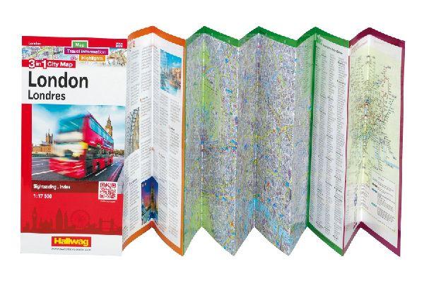 London 3 in 1 City Map
