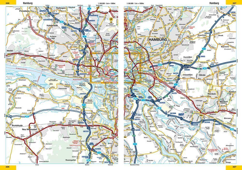 ADAC Reiseatlas 2026/2027 Deutschland 1:200.000, Europa 1:4,5 Mio.