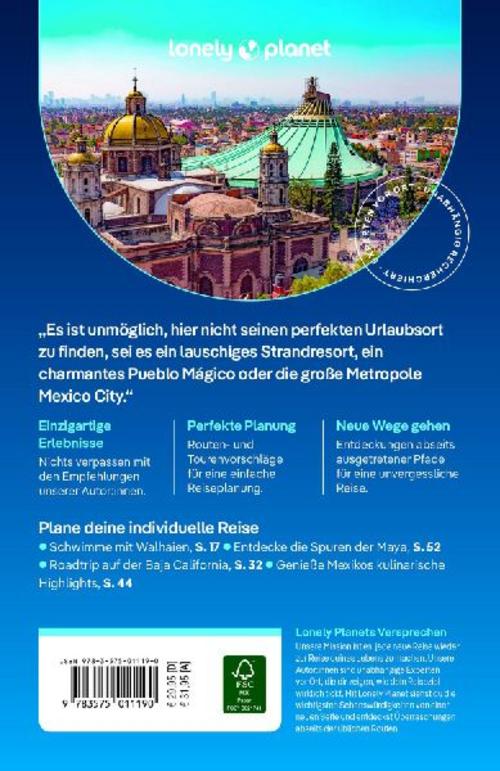 LONELY PLANET Reiseführer Mexiko
