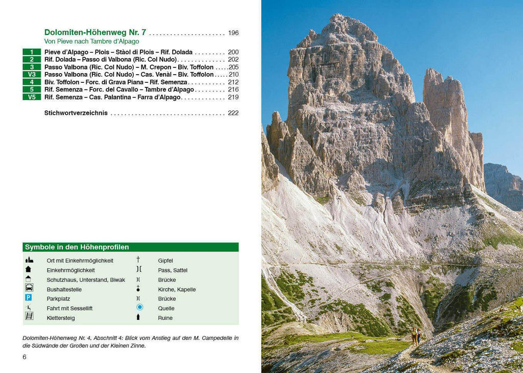 ROTHER Wanderführer Dolomiten Höhenwege 4-7