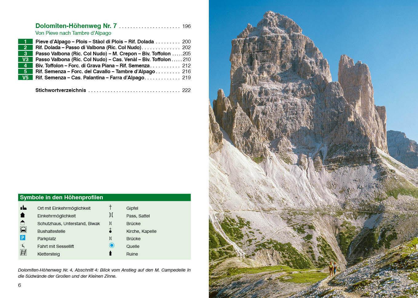 ROTHER Wanderführer Dolomiten Höhenwege 4-7