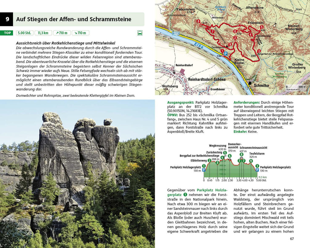 Wilde Wege Elbsandsteingebirge