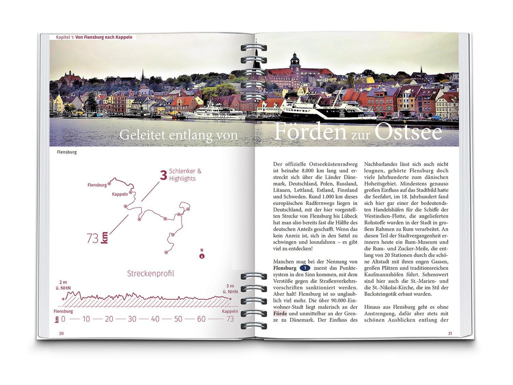KOMPASS Radreiseführer Ostseeküstenradweg Schleswig Holstein