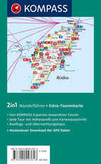 KOMPASS Wanderführer Rhodos, 55 Touren