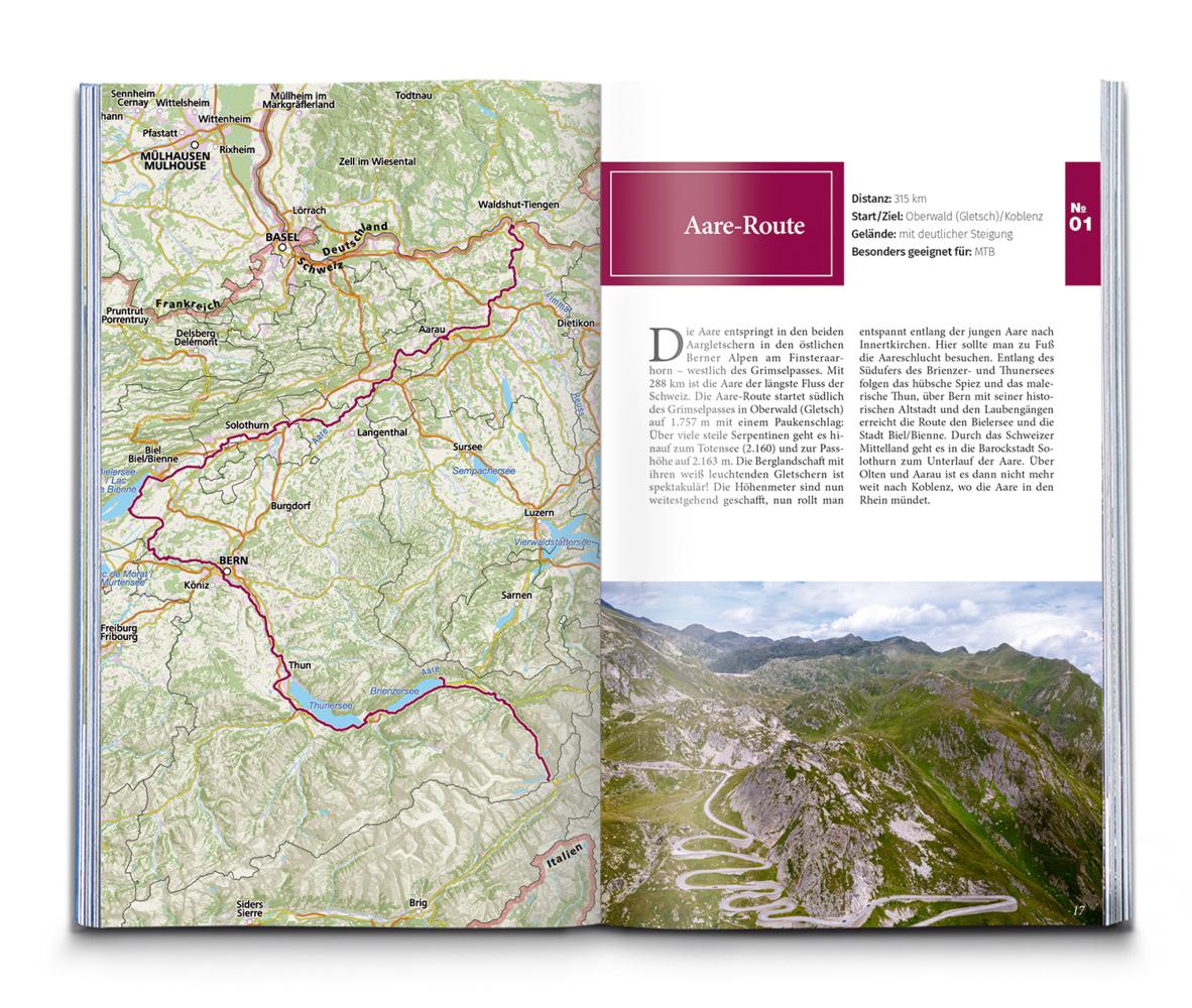 KOMPASS Radfernwege quer durch die Alpen
