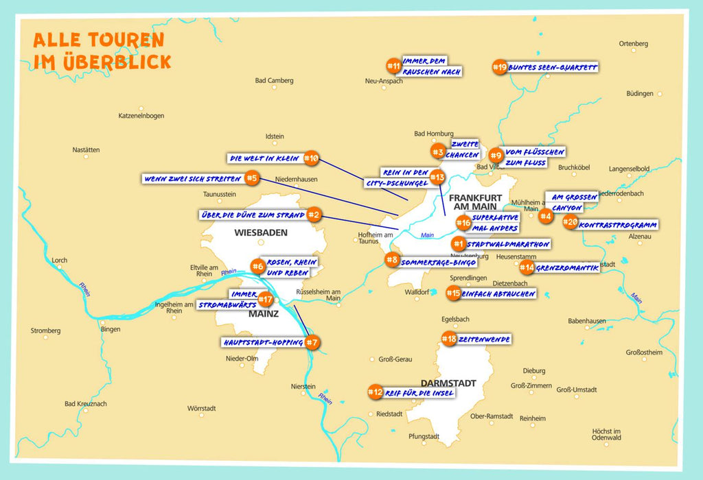 DUMONT Radelzeit in der Region Rhein-Main