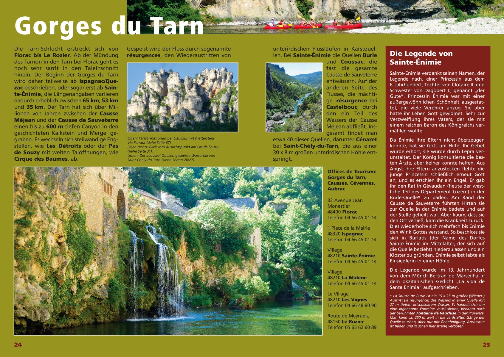 Gorges du Tarn, Cevennen