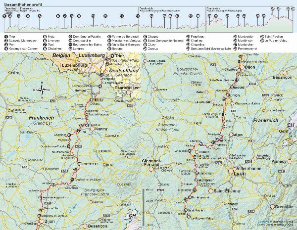 Jakobsweg Trier - Le Puy-en-Velay