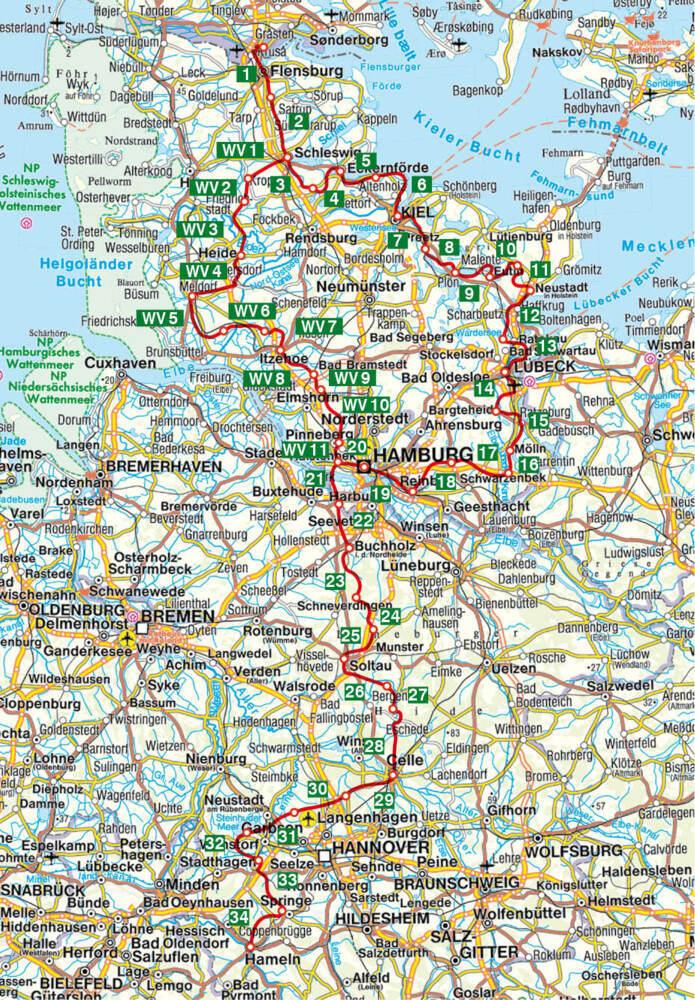 Fernwanderweg E1 - Deutschland Nord