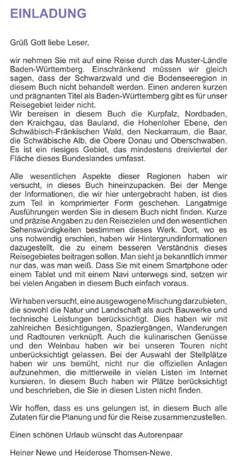 Mit dem Wohnmobil nach Baden-Württemberg