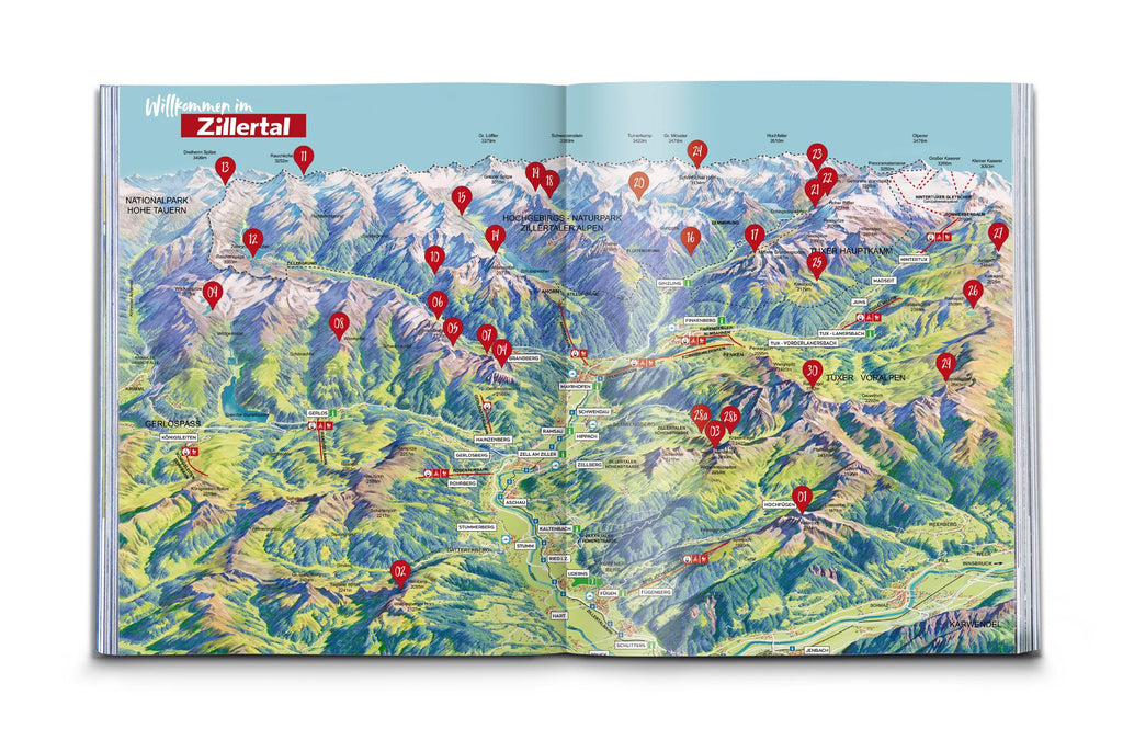 KOMPASS Bildband Bergmomente Zillertal